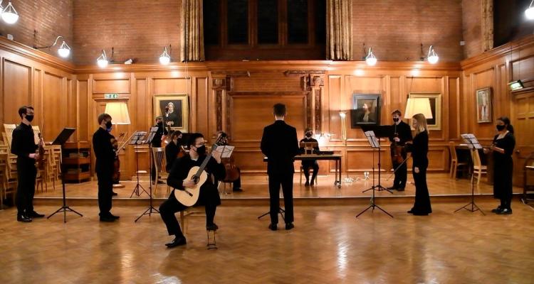 Girton Orchestra playing instruments