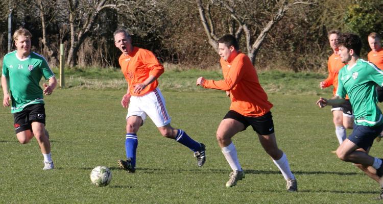 People playing football