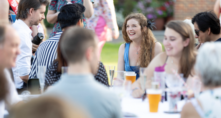 Image of guests at drinks reception