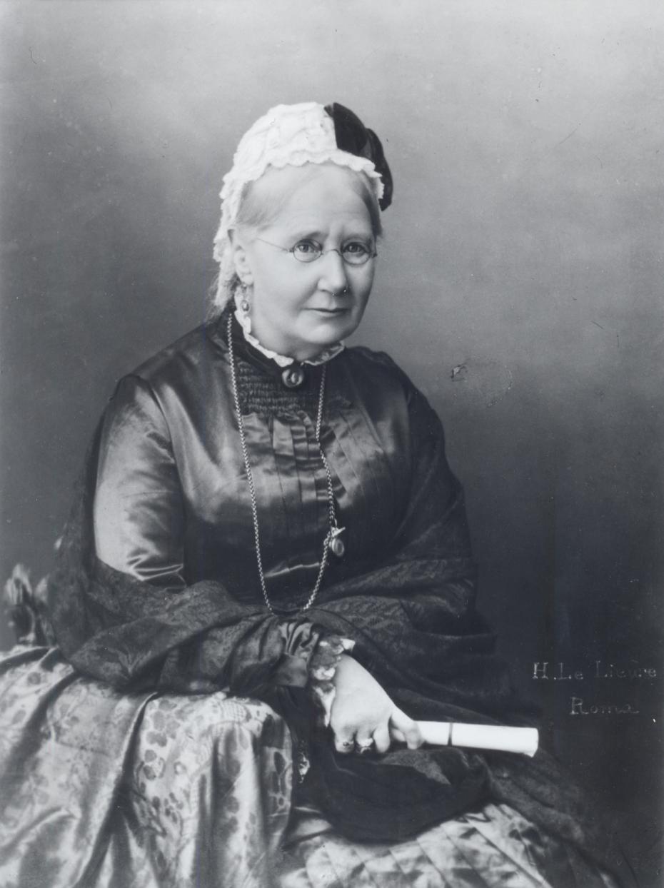 Emily Shirreff taken by Henri Le Lieure, circa 1870 (archive reference: GCPH 5/2/2)